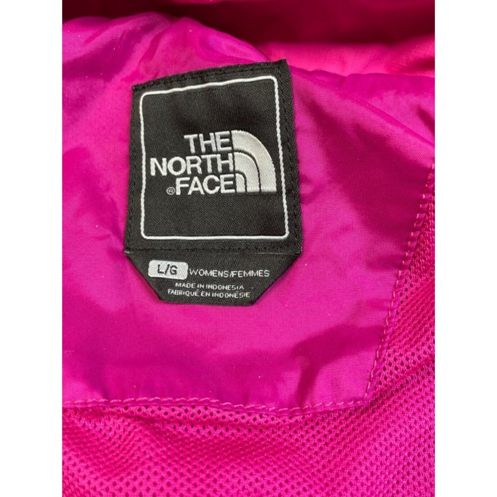 The North Face Women L Jacket Full Zip Windbreaker Rain Mesh Lined Pink Outdoor - Picture 11 of 11